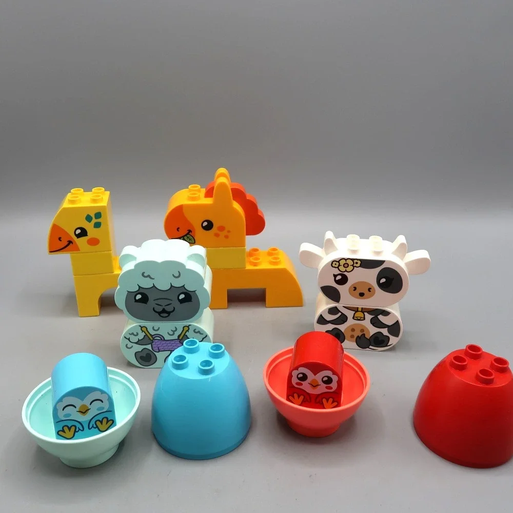 LEGO DUPLO My First Animal Stacking Sheep Giraffe Chicks Cow Horse Egg Toy